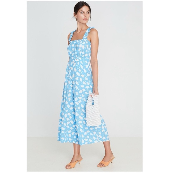 FAITHFULL THE BRAND Dolores Jumpsuit, Leyla Floral Print, XS - Picture 2 of 13
